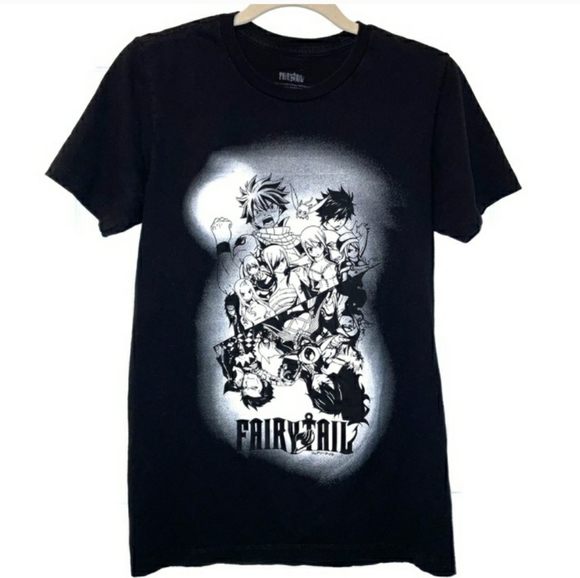 Fairy Tale Manga Anime Kodansha Black Crewneck T-Shirt - size S - Picture 1 of 5